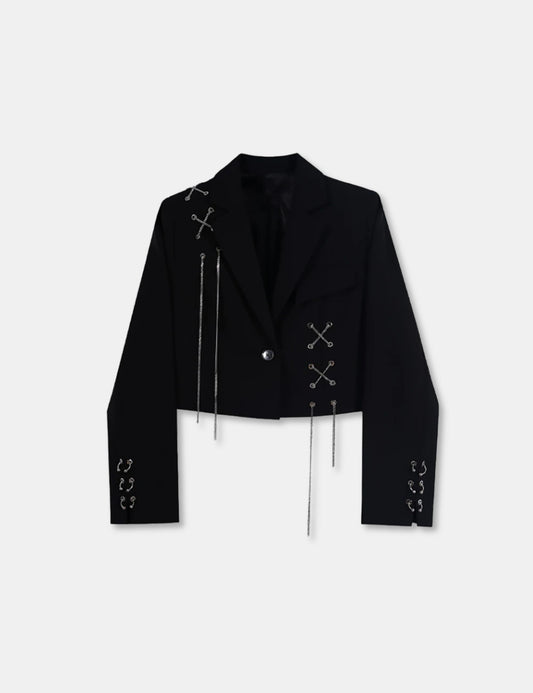 Blazer court femme chic