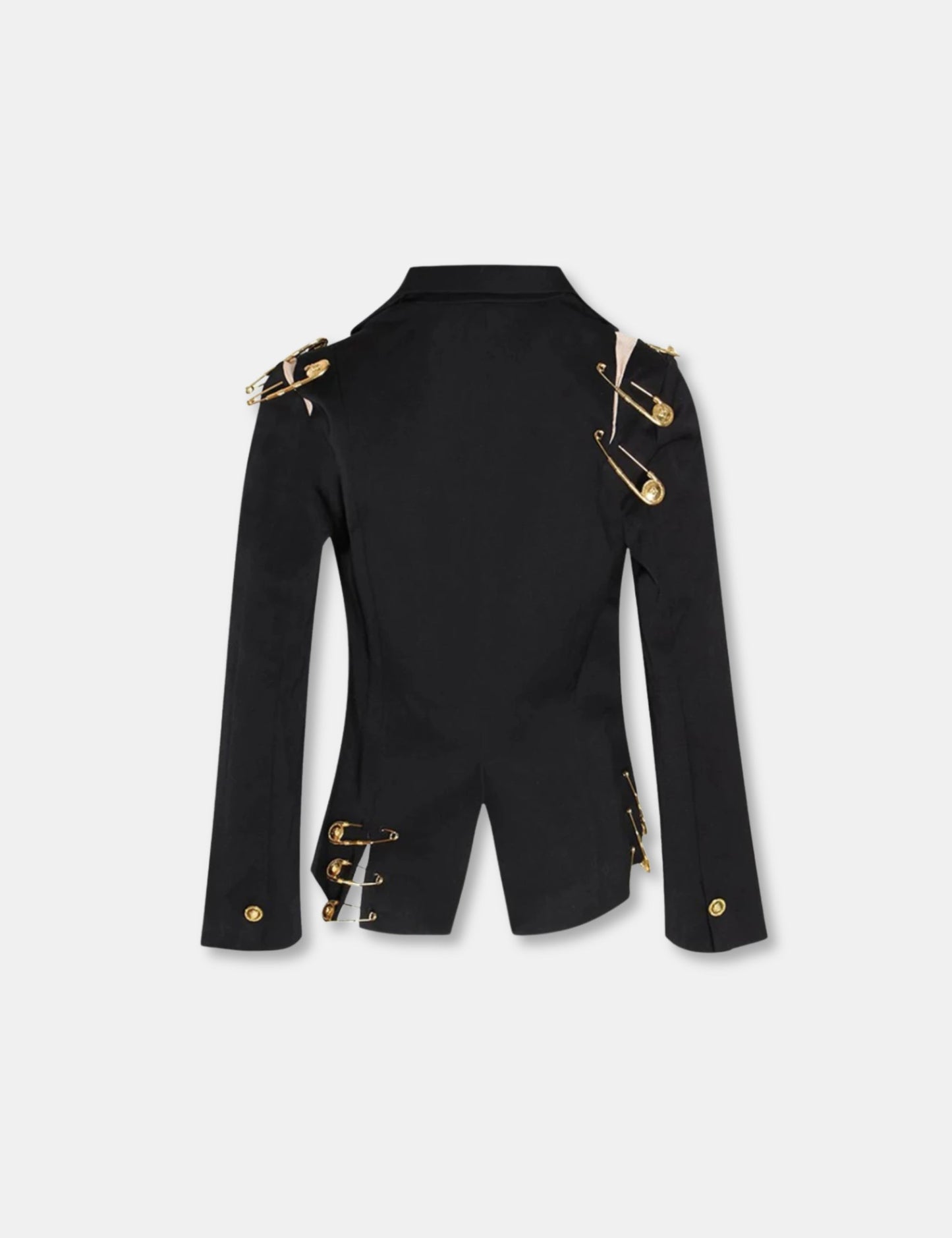 Blazer noir cintré femme
