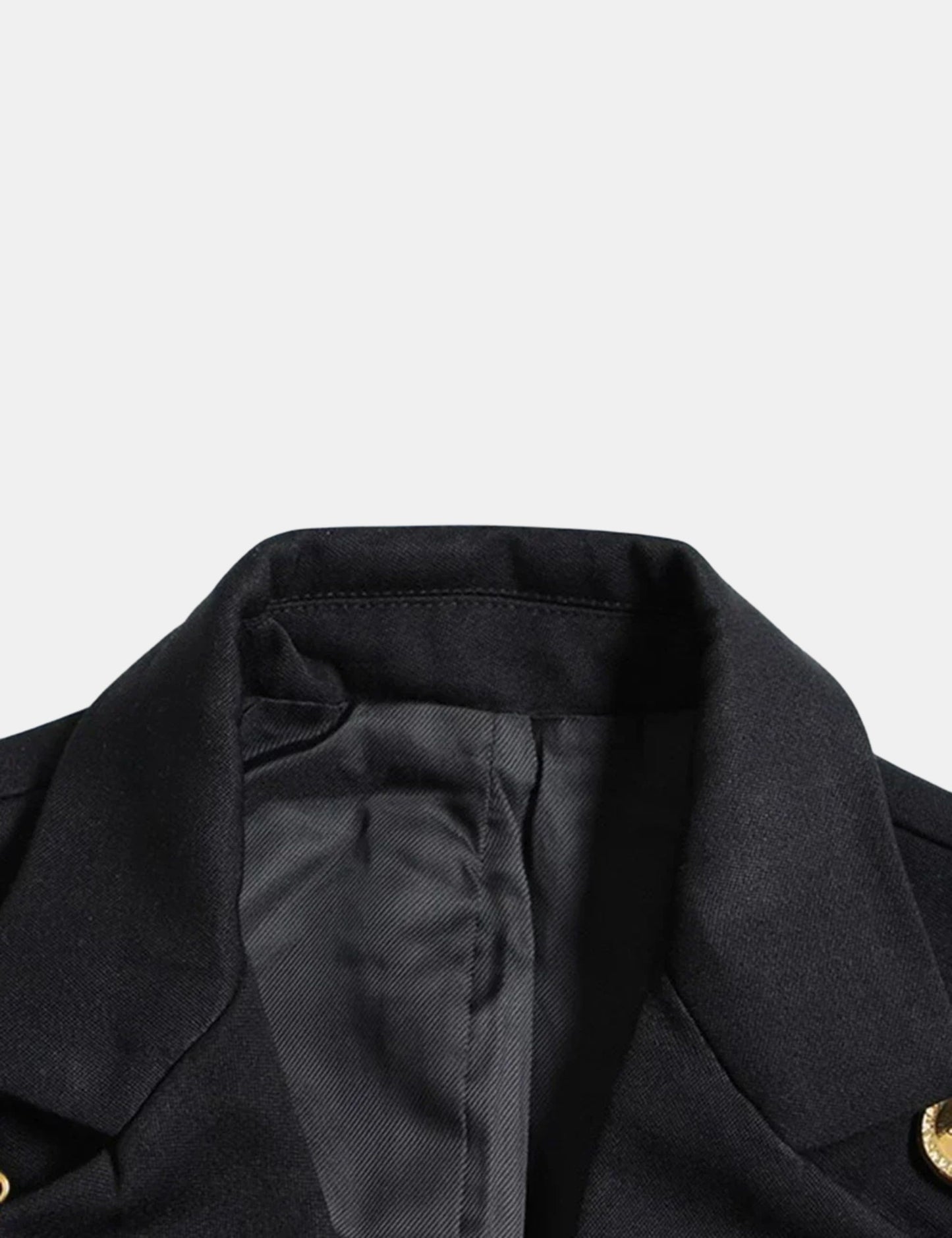 Blazer noir cintré femme