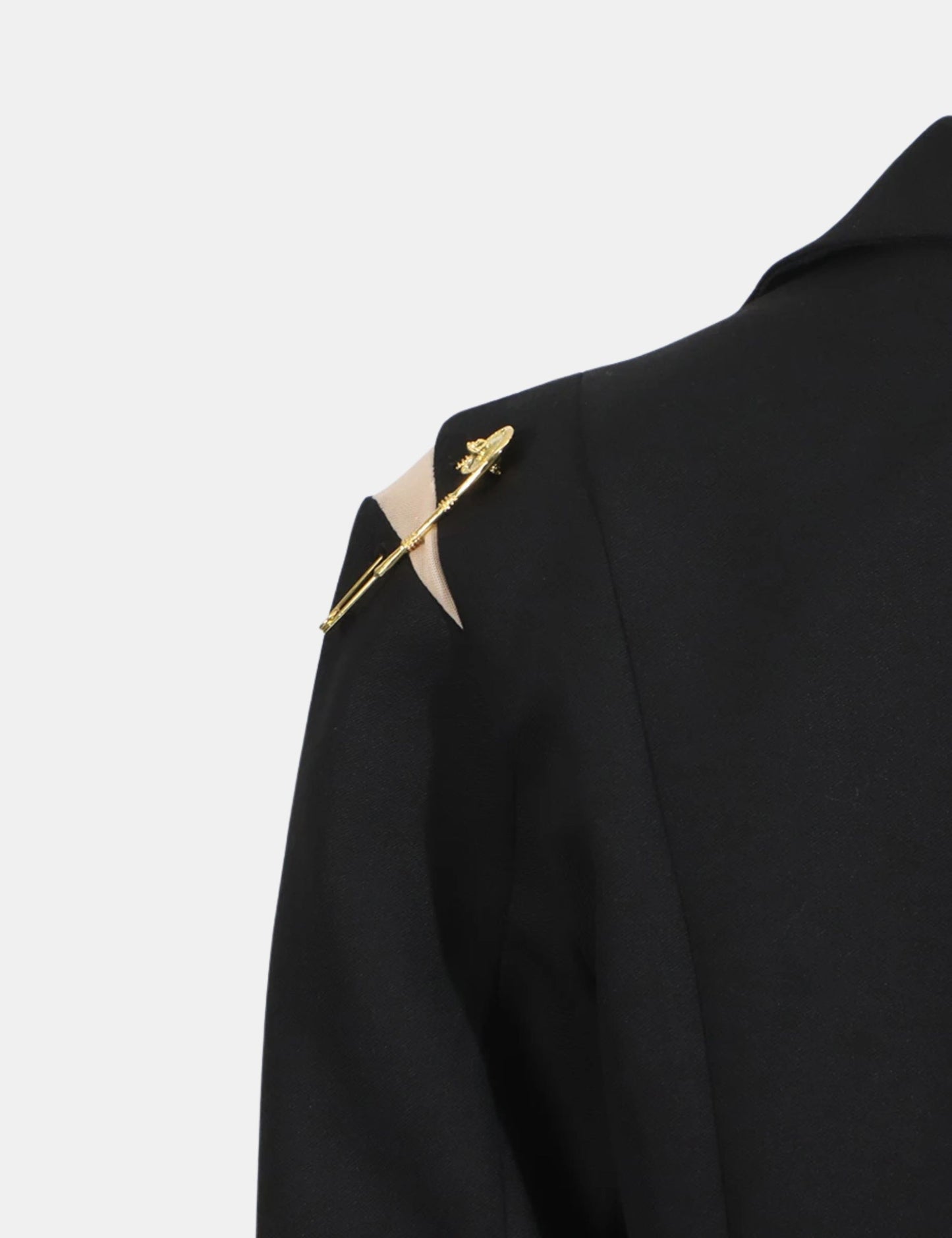 Blazer noir cintré femme