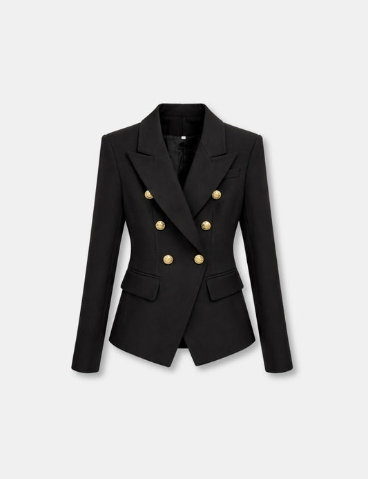 Blazer bouton doré femme
